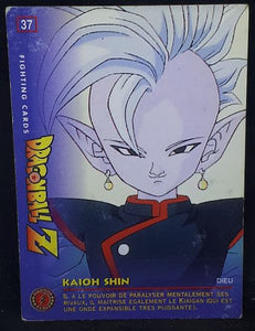carte dragon ball z Fighting Cards n°37 (1999) panini kaioshin de l'est dbz cardamehdz
