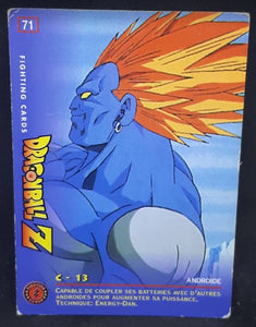 carte dragon ball z Fighting Cards n°71 (1999) panini cyborg 13 dbz cardamehdz