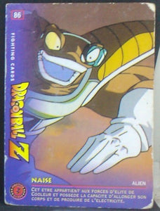 carte dragon ball z Fighting Cards n°86 (1999) Panini naizu cardamehdz