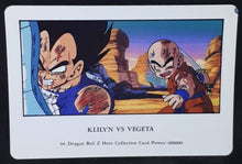 Charger l&#39;image dans la galerie, carte dragon ball z Hero Collection Part 1 n°40 (1993) Amada krilin vs vegeta dbz cardamehdz