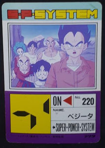 carte dragon ball z PP Card Part 16 n°682 (1992) Amada z team dbz cardamehdz