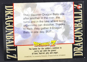 carte dragon ball z Trading card DBZ Part 2 n°18 (1998) (us) Amada songohan 