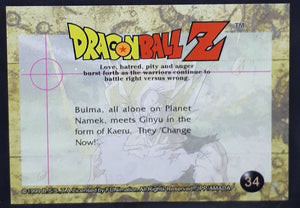 carte dragon ball z Trading card DBZ Part 3 n°34 (1999) (us) Amada bulma ginyu cardamehdz