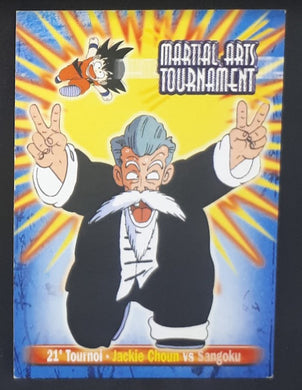 carte dragon ball z anthologie part 1 n°88 (1997) jacky choun vs songoku dbz 