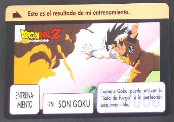 carddass espagnol part 3 n°95 (1993)