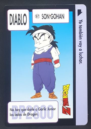 carddass espagnol part 3 n°97 (1993)