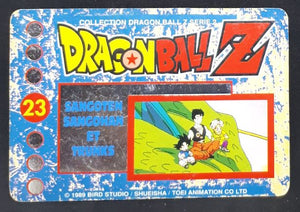 carte dragon ball z française panini serie 2 n°23 songohan songoten trunks dbz 