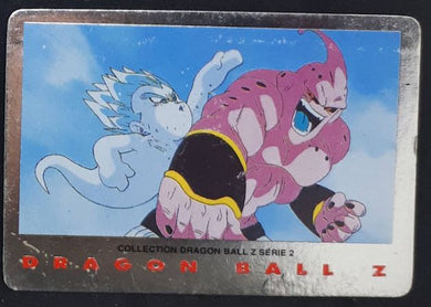 carte dragon ball z française panini serie 2 n°43 majin bou vs fantome gotenks dbz 