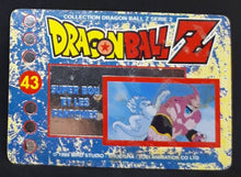 Charger l&#39;image dans la galerie, carte dragon ball z française panini serie 2 n°43 majin bou vs fantome gotenks dbz 