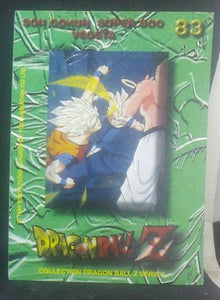 carte dragon ball z française panini serie 5 n°83 songoku vegeta vs majin boo