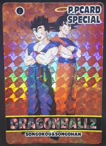 carte dragon ball z pp card part special 2 n°7 (1994) (prisme hard) Amada songoku songohan dbz cardamehdz