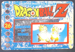 carte française dragon ball z panini serie 2 n°26 songoten trunks dbz