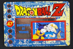 carte française dragon ball z panini serie 2 n°47 songoten trunks dbz 