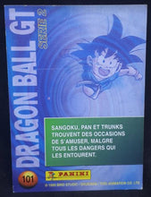 Charger l'image dans la galerie, carte panini dragon ball gt cards part 2 n°101 (1999) dbgt trunks pan songoku cardamehdz