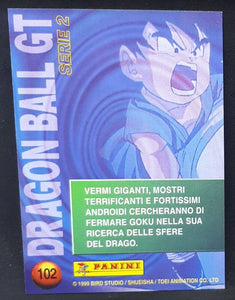 carte panini dragon ball gt cards part 2 n°102 (ita) dbgt songoku