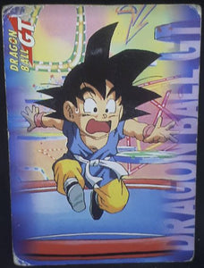 carte panini dragon ball gt cards part 2 n°107 (1999) dbgt songoku cardamehdz