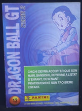 Charger l&#39;image dans la galerie, carte panini dragon ball gt cards part 2 n°13 (1999) dbgt chichi cardamehdz
