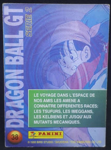 carte panini dragon ball gt cards part 2 n°38 (1999) dbgt pan cardamehdz