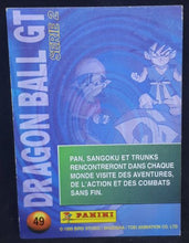 Charger l&#39;image dans la galerie, carte panini dragon ball gt cards part 2 n°49 (1999) dbgt pan songoku trunks cardamehdz