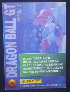 carte panini dragon ball gt cards part 2 n°70 (1999) dbgt songoku cardamehdz