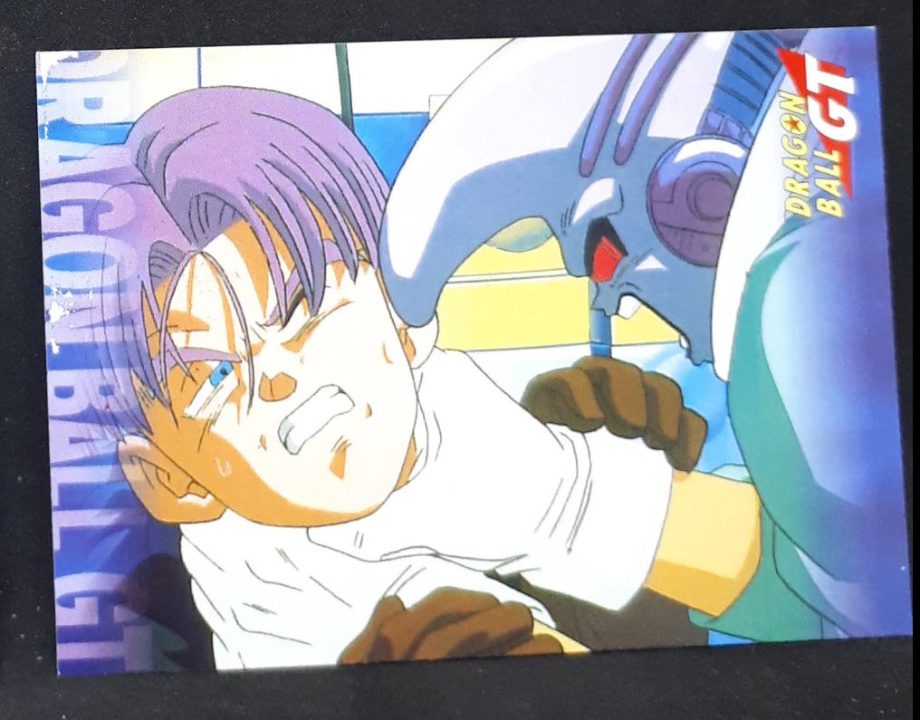 carte panini dragon ball gt cards part 2 n°87 (ita) dbgt trunks vs baby 