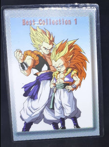 carte plastifiée dragon ball z fake des années 90 gogeta ssj dbz cardamehdz verso
