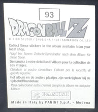 Charger l&#39;image dans la galerie, stickers panini fr dragon ball z part 3 n°93 (1997) songoten CHICHI dbz